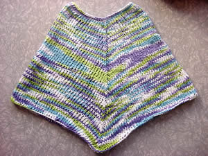 Childs size 7 poncho