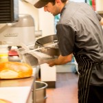 "mise en place" Putting everything in it's place before we begin the Cherry Bread Pudding