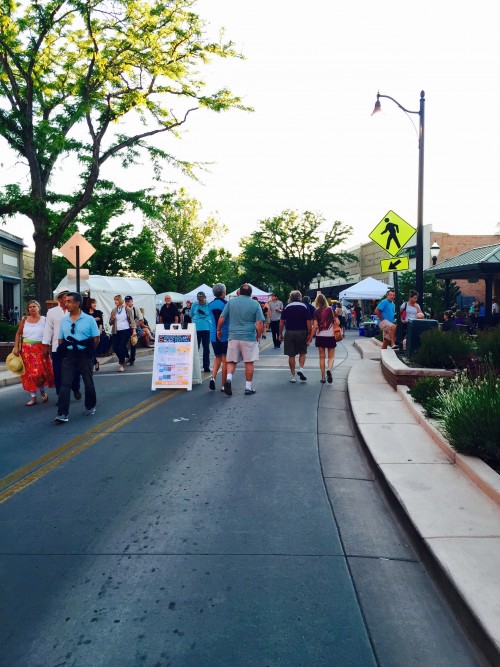 Main Street is so lovely on a summer evening
